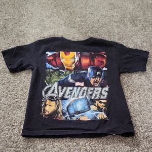 Avenger Black Crew Neck Tee